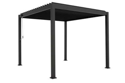 Utsikt pergola Sort