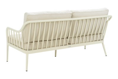 Coleville 3-personers sofa Pearl White/Dot Beige