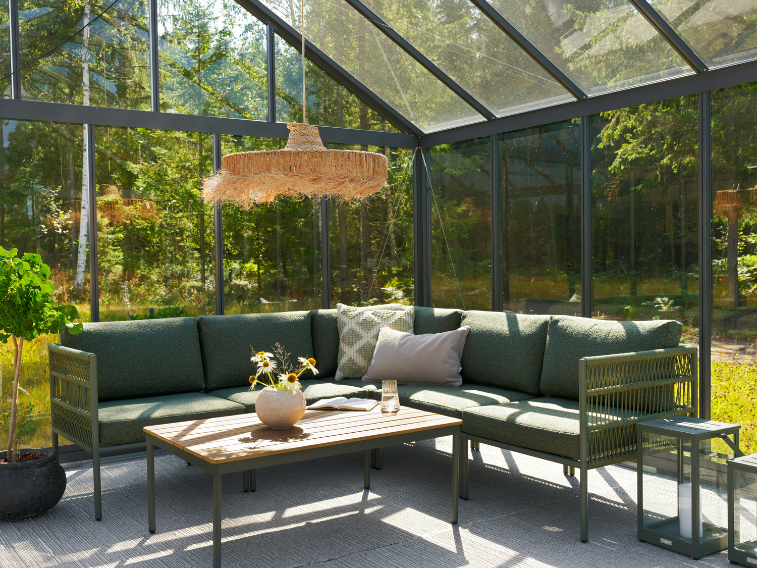 Reno midterste del Nordic Green / Raw Avocado