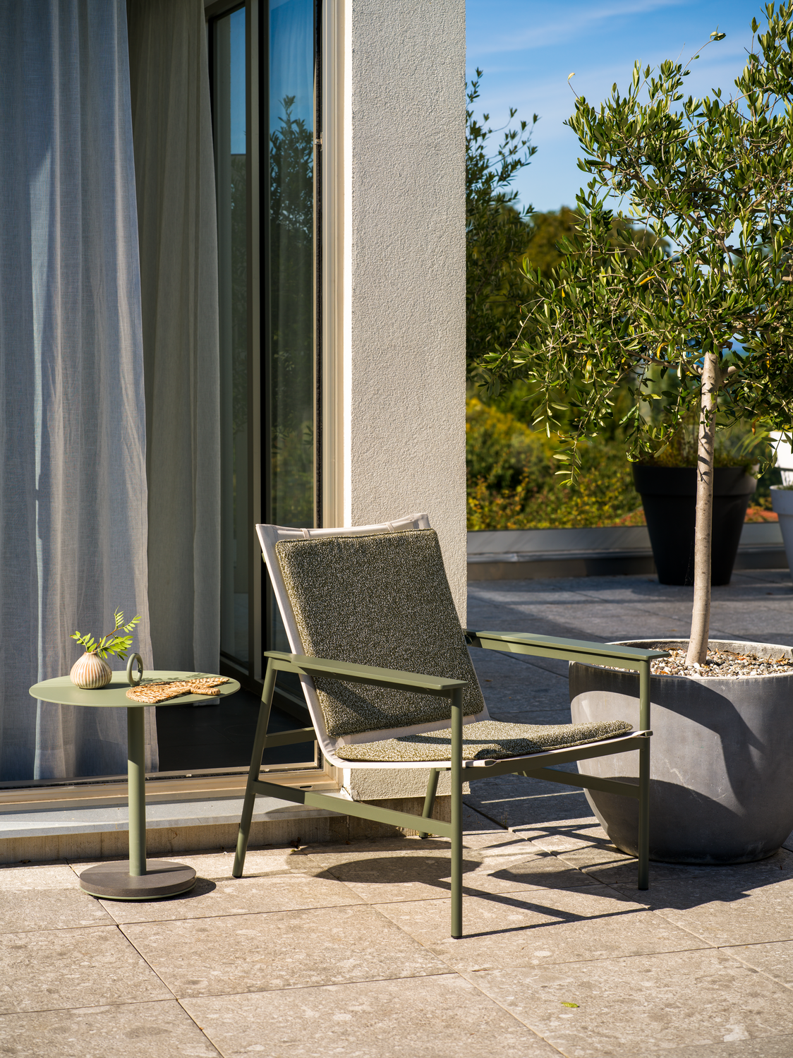 Soro loungestol Nordic Green/Teddy Verde