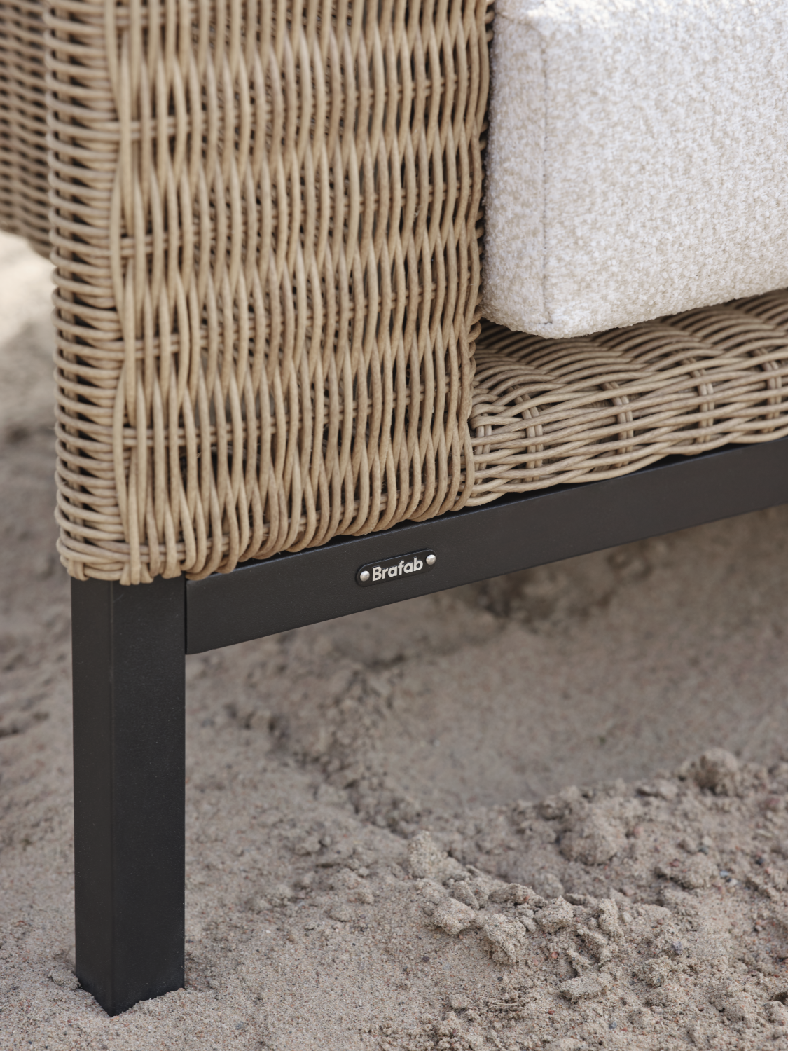 Shell 2,5 sæder sofa  Rustik/Teddy Rice