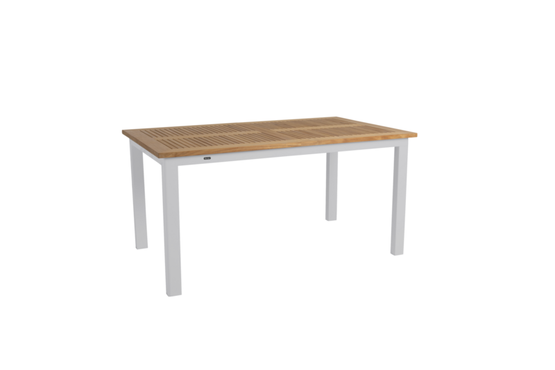 Lyon spisebord Light Grey/Teak