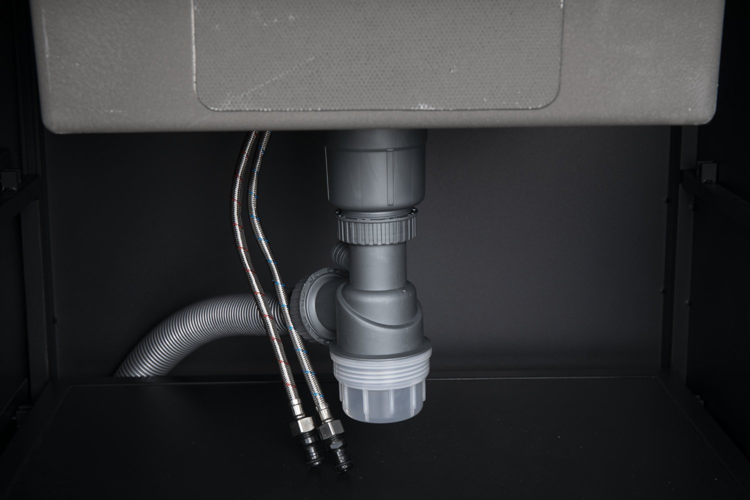 Fornax udekøkken Sort/teak