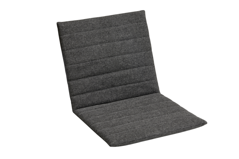 Gotland sammenhængende sæde- og ryghynde Sort