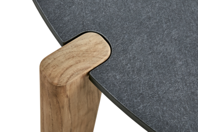 Domino sofabord Antracit/Teak