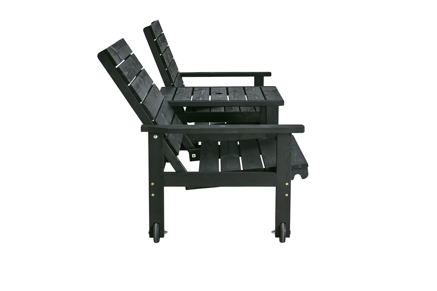 Du & Ja 2-personers sofa Sort