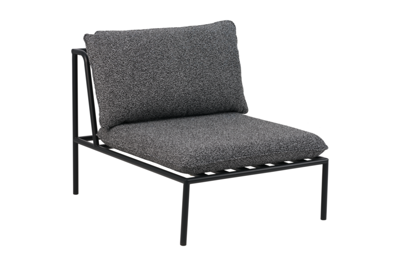 Collier midterste del Sort/Teddy Ant