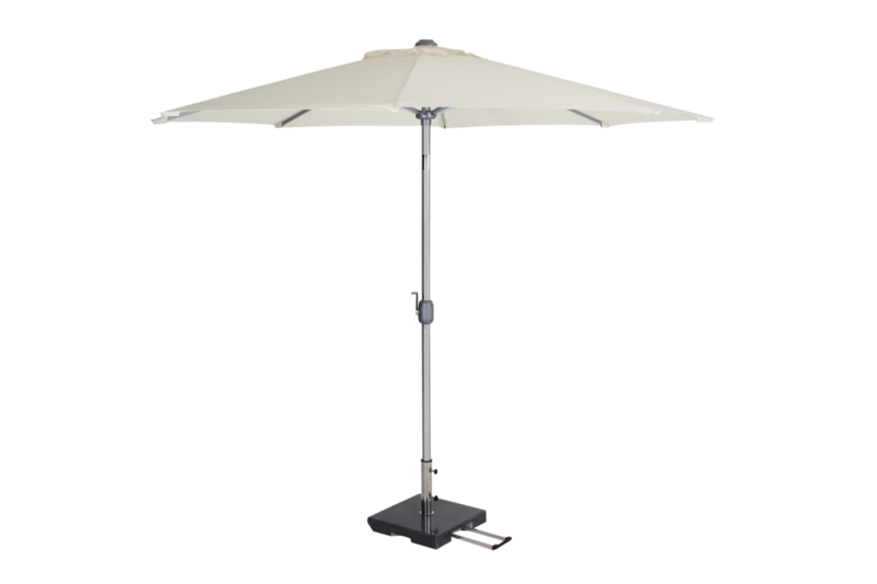 Andria parasol Sølv/beige