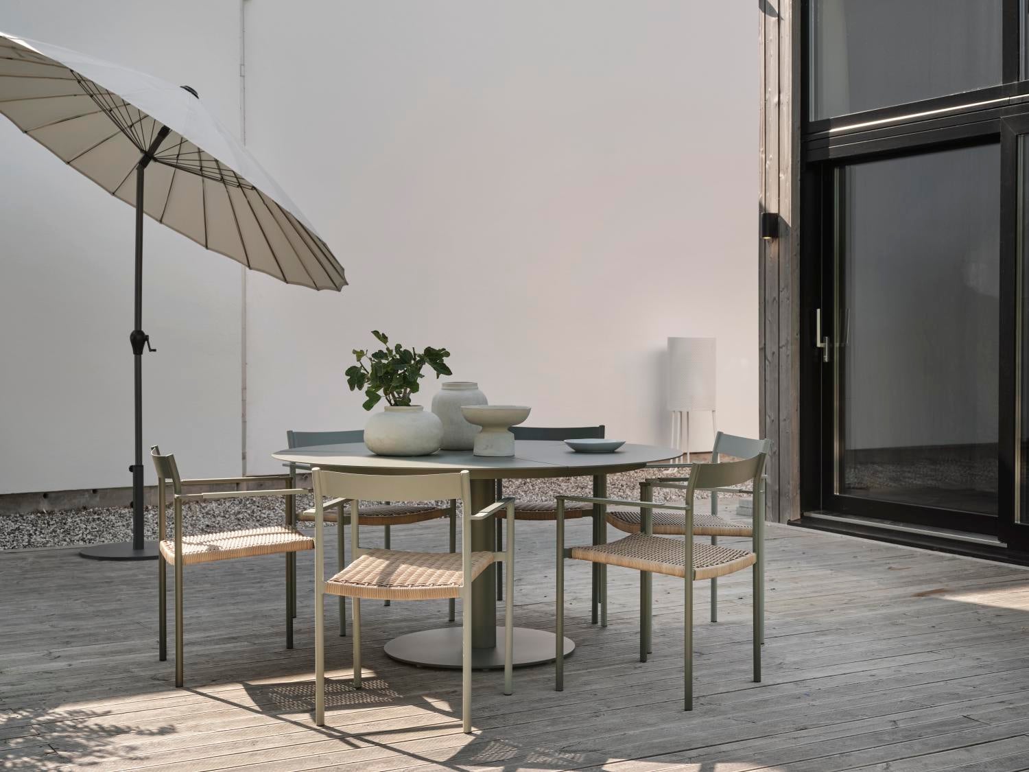 DK spisebordsstol Dusty Green/Natur