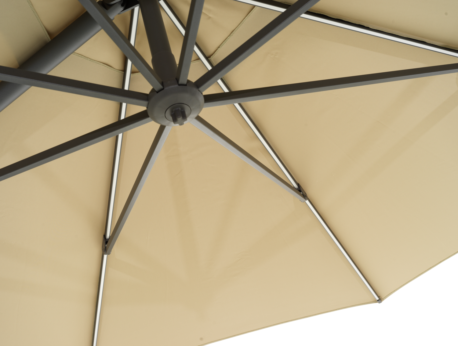 Cilento parasol Light Grey/Khaki