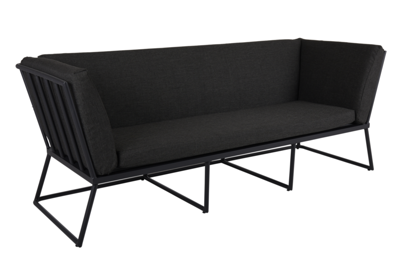 Vence 3-personers sofa Sort/antracit