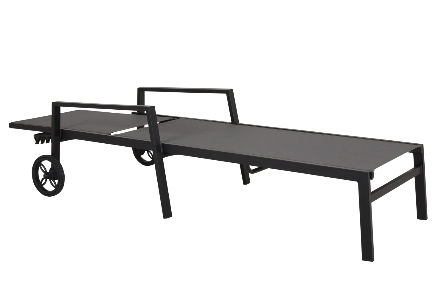 Leone hvileseng Sort/grå