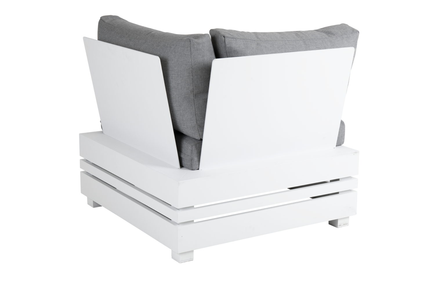 Ambon hjørne Hvid/Pearl grey