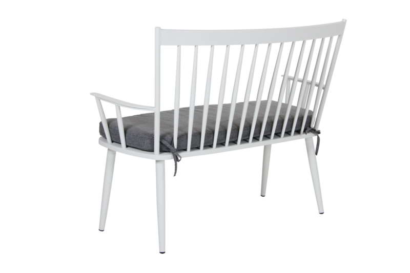 Alvena 2-personers sofa Hvid