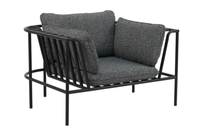 Collier lænestol Sort/Teddy Ant