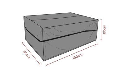 Møbelovertræk sofa Sort