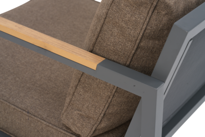 Cap loungesæt Antrasitt/Brun