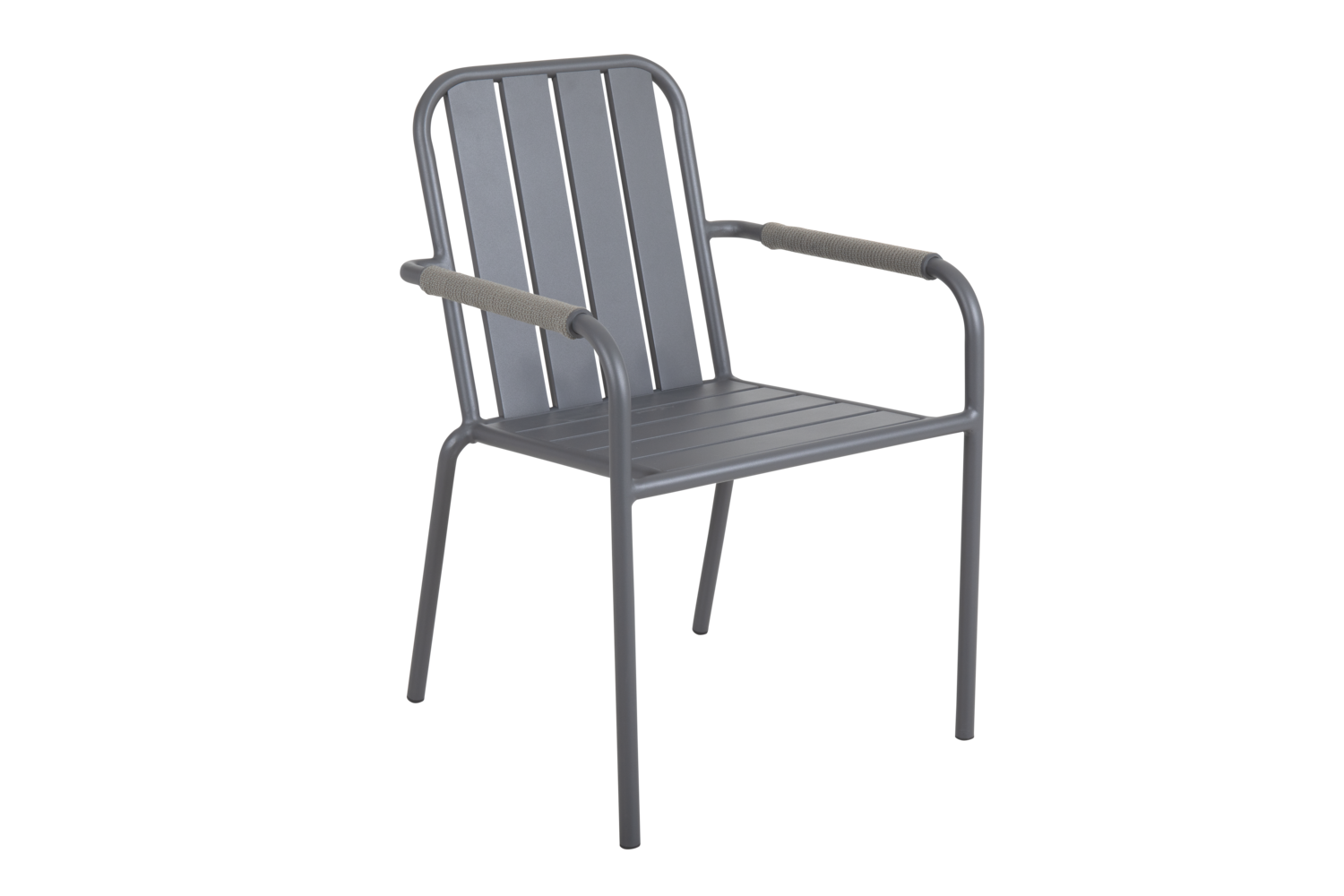 Innes stol med armlæn Antracit