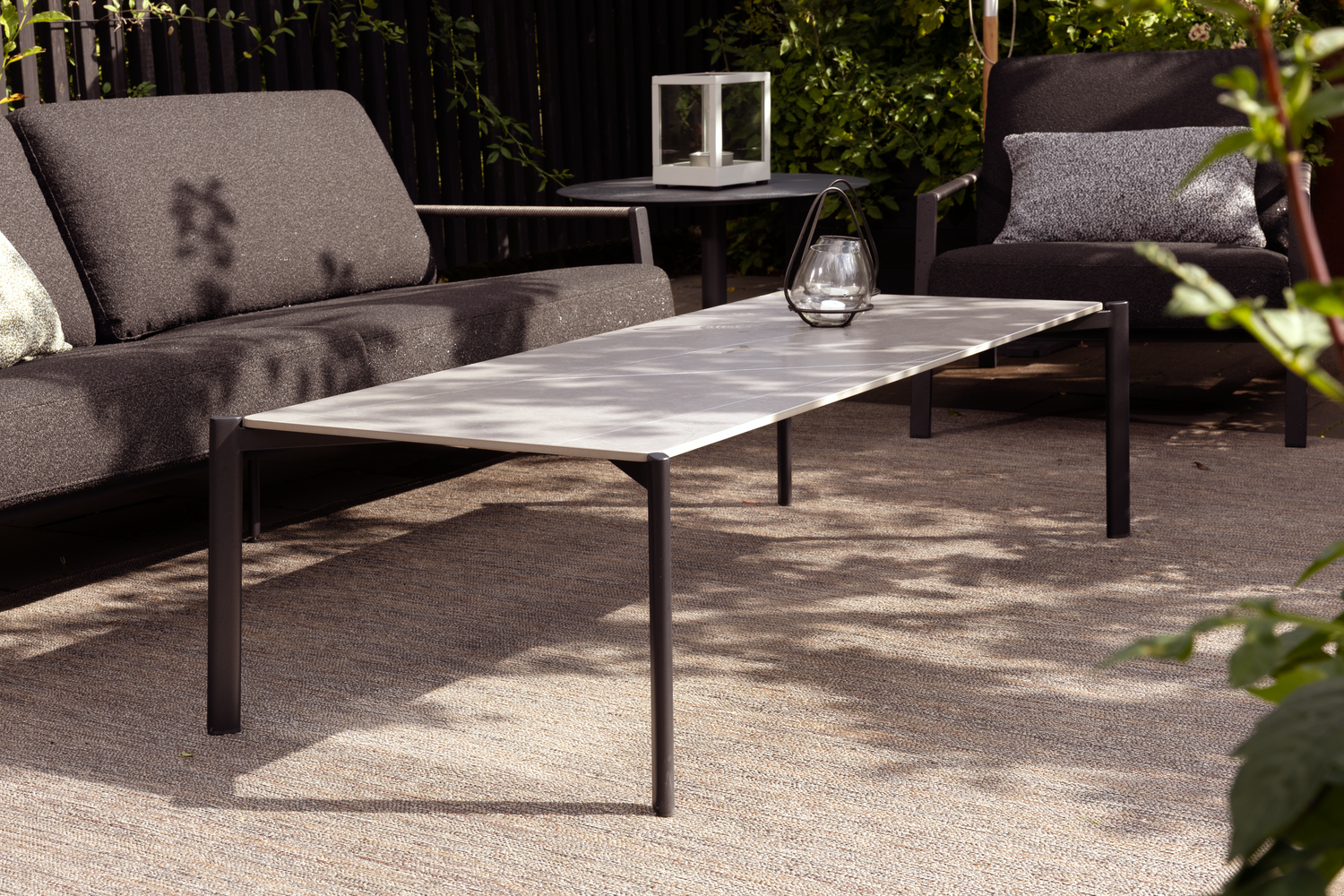 Lyra 2,5 sæder sofa  Sort/Teddy Black