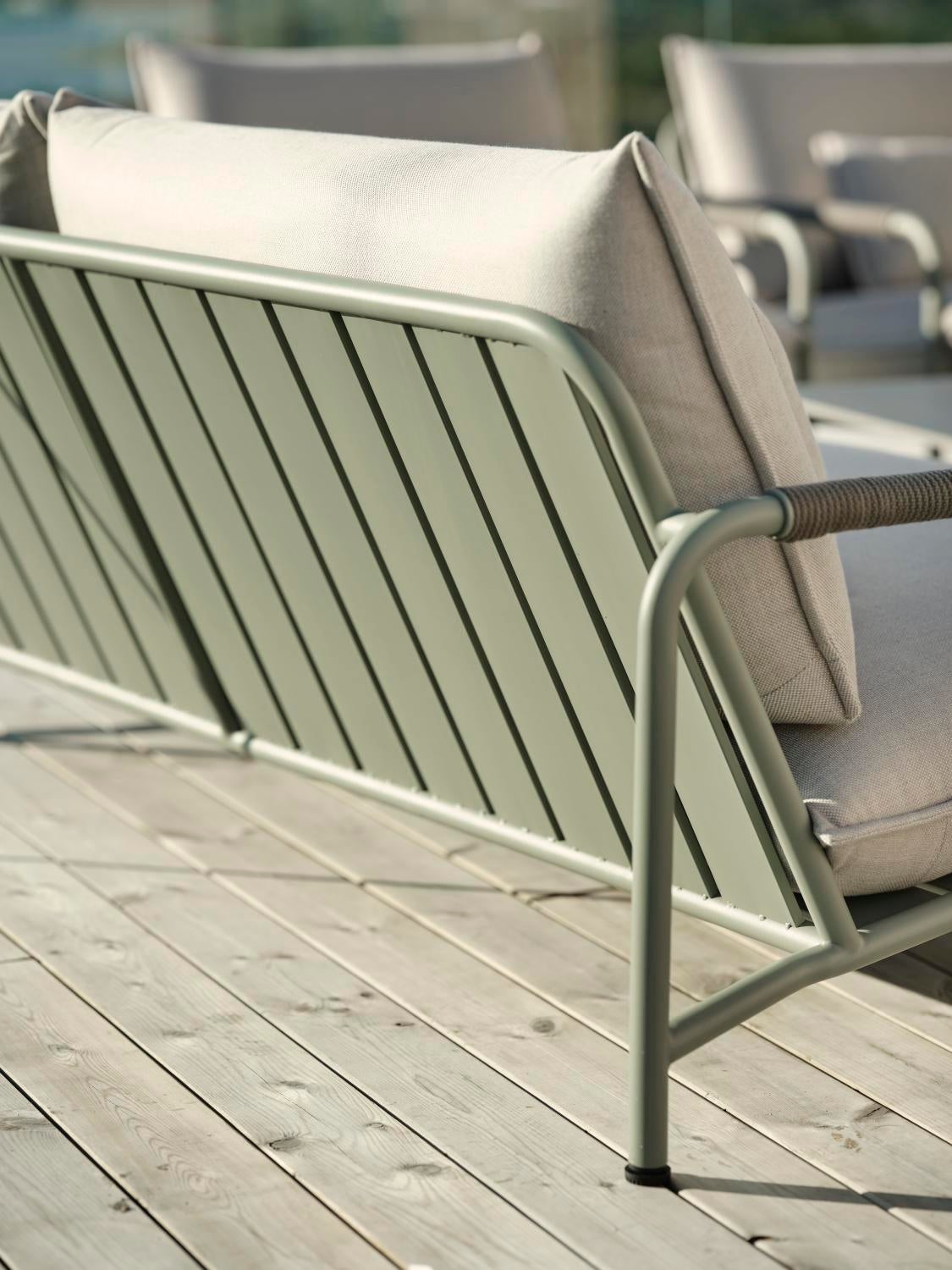 Lerberget 2,5 sæder sofa  Dusty Green/ash