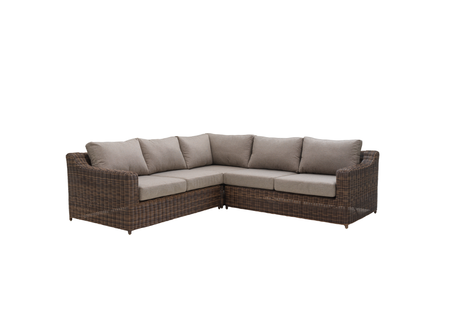 Glendon hjørne Dark Brown/Soft Moose