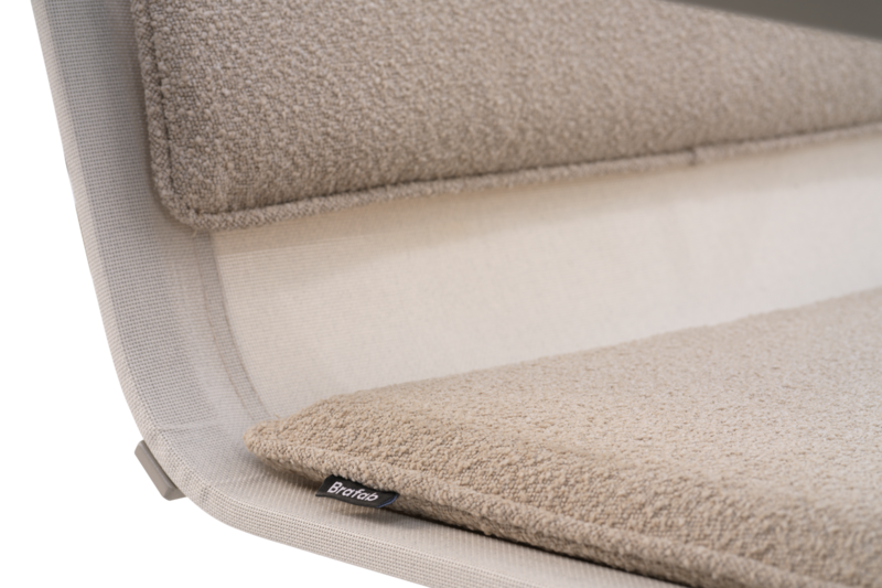 Soro loungestol Khaki/Teddy Beige