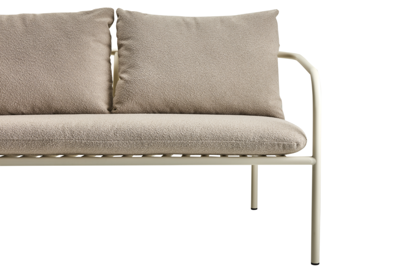 Bendt 2-personers sofa Pearl White/Teddy Beige