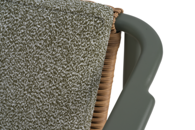 Motty lænestol Nordic Green/Teddy Verde