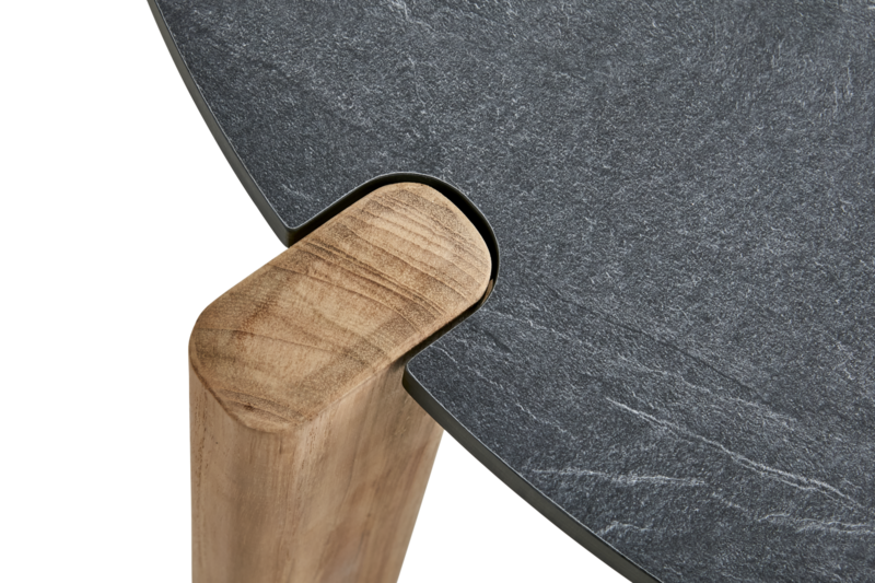 Domino sofabord Antracit/Teak