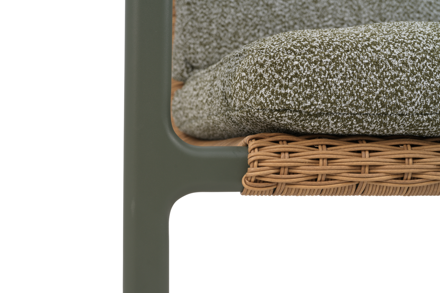 Motty lænestol Nordic Green/Teddy Verde