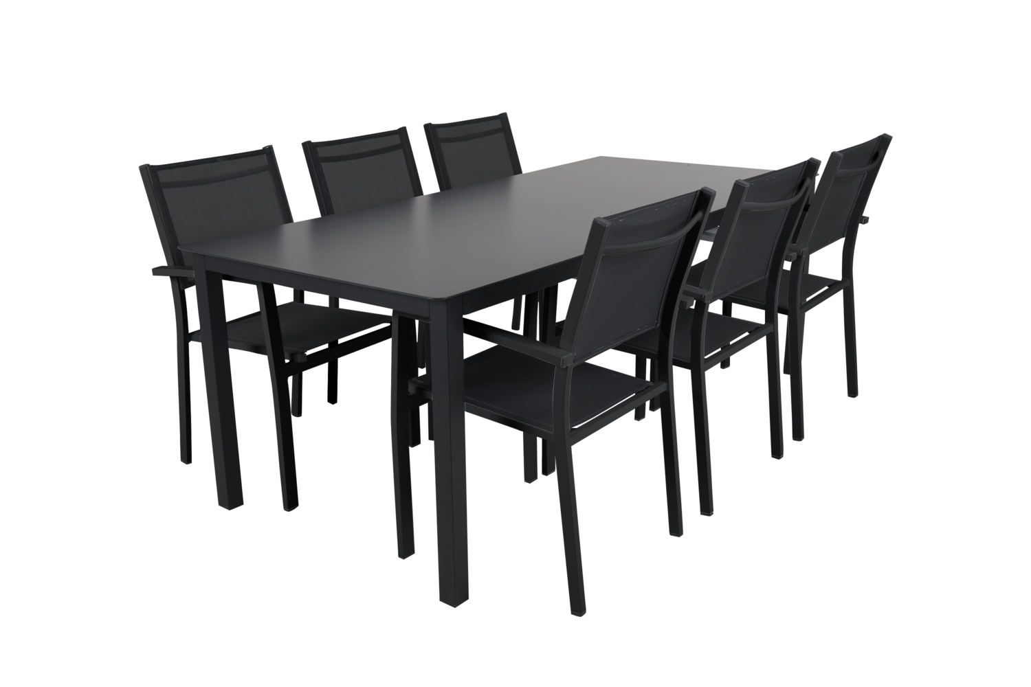 Rana spisebord Sort/sort