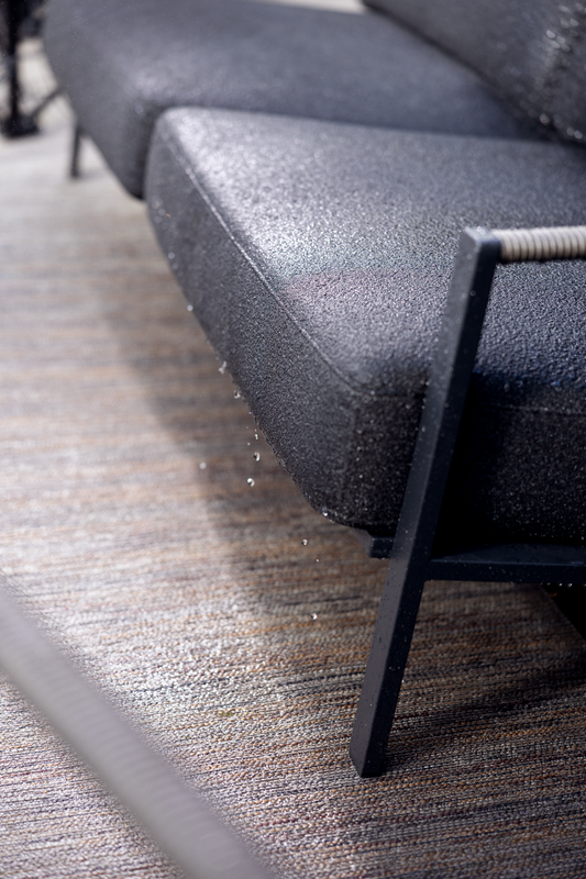 Lyra 2,5 sæder sofa  Sort/Teddy Black