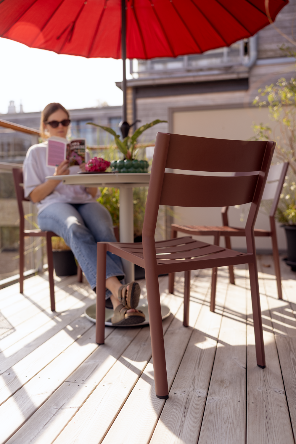 Delia spisebordsstol Zin Red