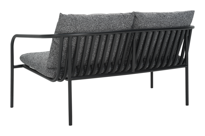 Bendt 2-personers sofa Sort/Teddy Ant
