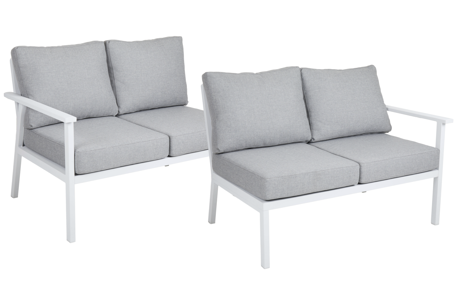 Samvaro High endestykke Hvid/Pearl grey