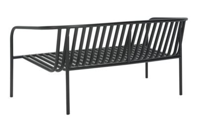 Bendt 2-personers sofa Sort/Teddy Ant