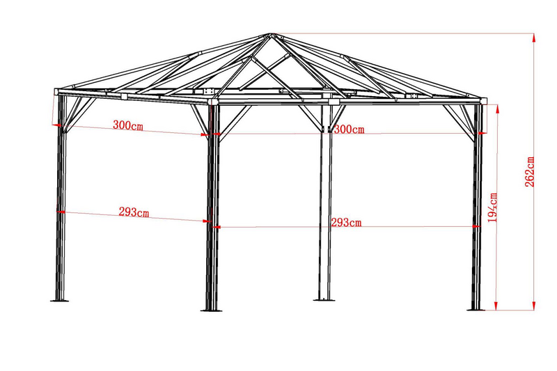 Biella pavillion Antracit/grå