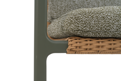 Motty lænestol Nordic Green/Teddy Verde