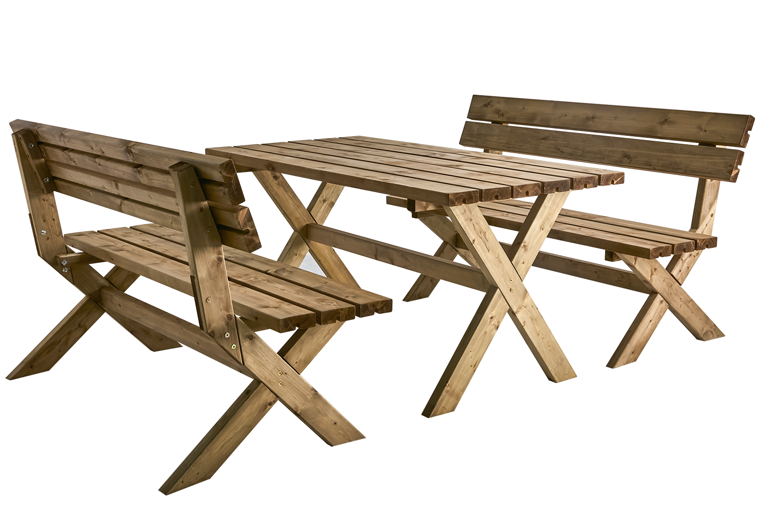 Tallbacken sæt Brun