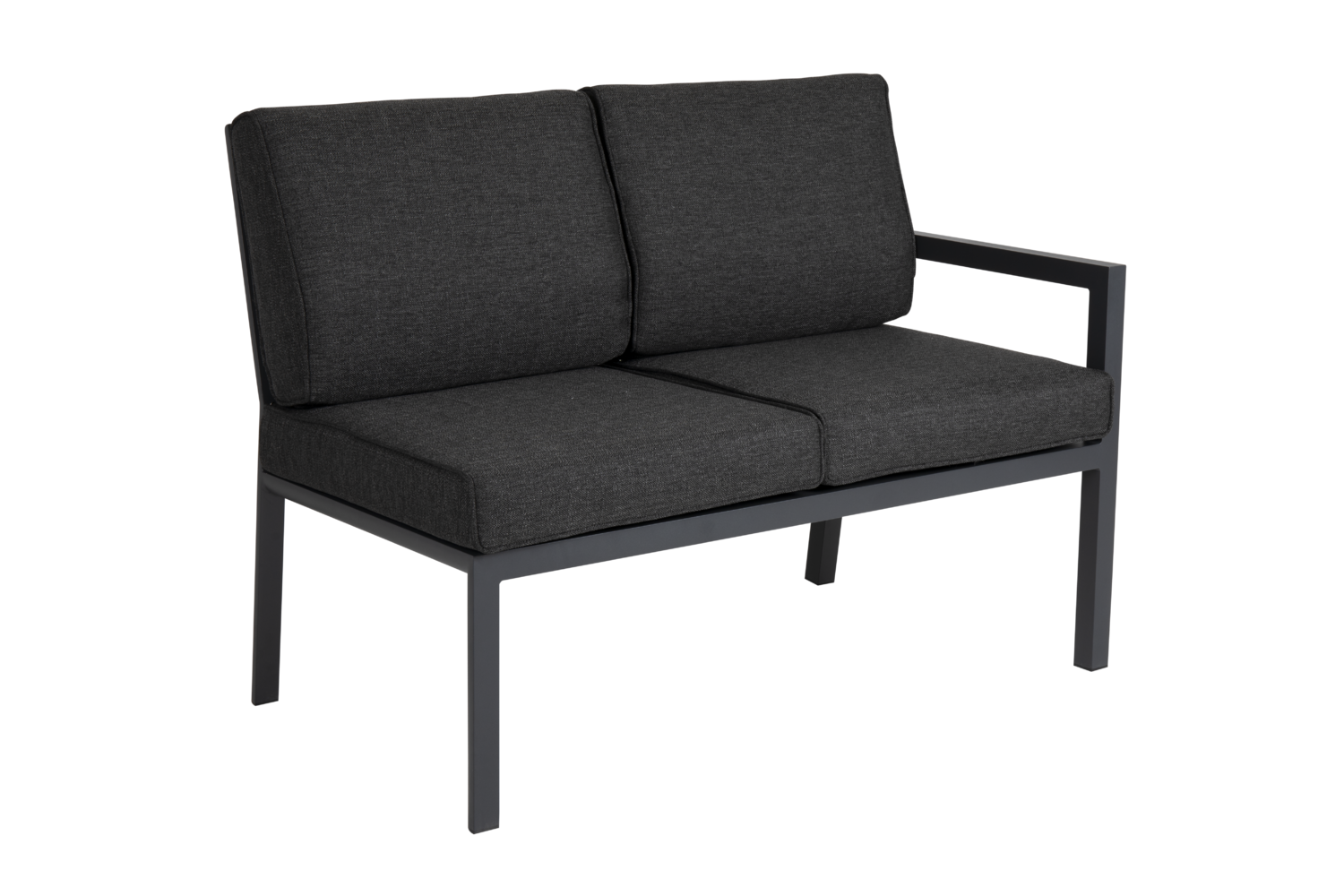 Delia endestykke Antracit/Grå