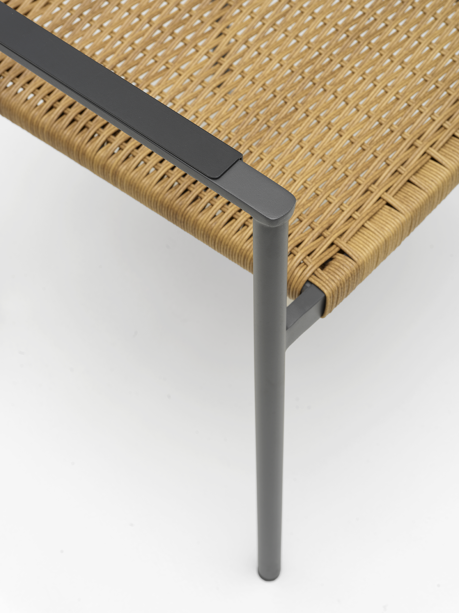 DK spisebordsstol Antracit/Natur