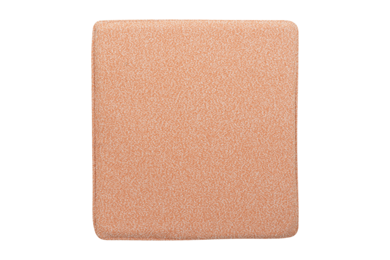 Frisk sædehynde Teddy Orange