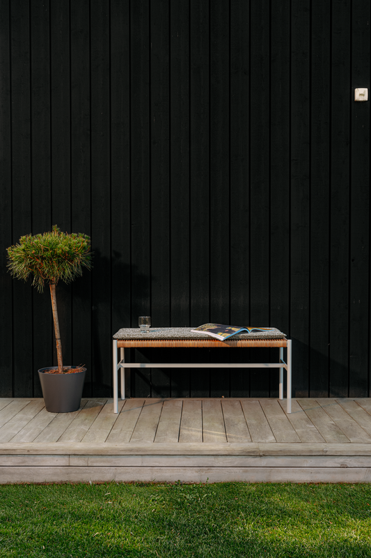 DK bænk Light Grey/Natur