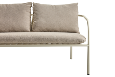 Bendt 2-personers sofa Pearl White/Teddy Beige