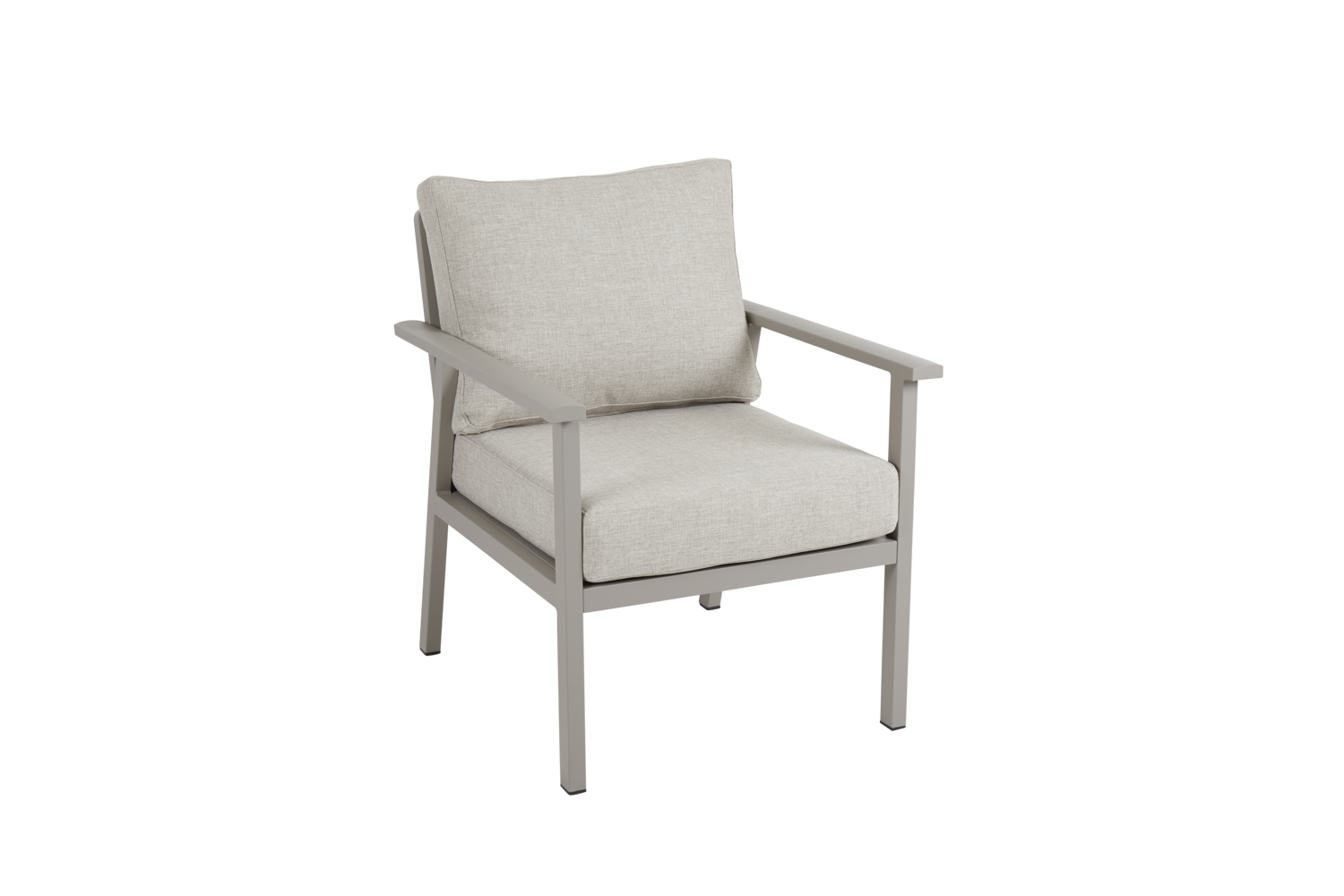 Samvaro High lænestol Khaki/Sand