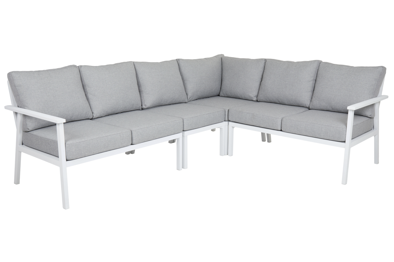 Samvaro High hjørne Hvid/Pearl grey