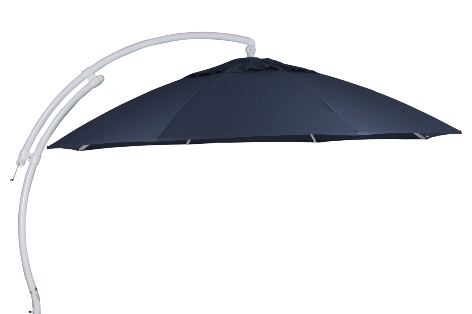 Easy Sun frithængende parasol Hvid/blå