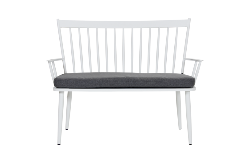 Alvena 2-personers sofa Hvid