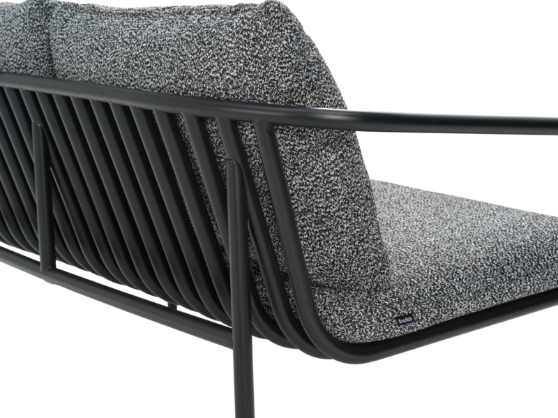 Bendt 2-personers sofa Sort/Teddy Ant