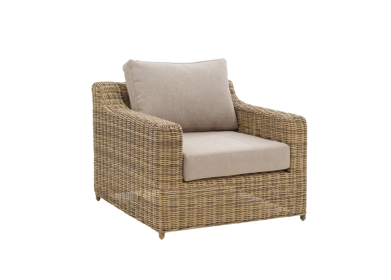 Glendon lænestol Rustic/Beige